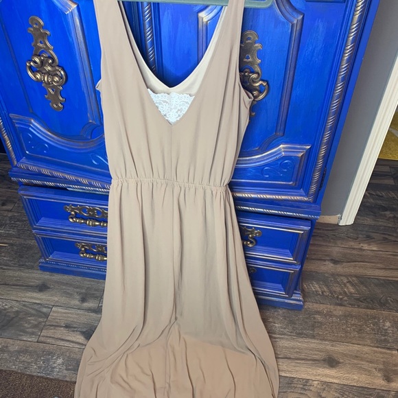 Show Me Your Mumu Kendall Maxi Dress Taupe 2XL - Picture 4 of 6
